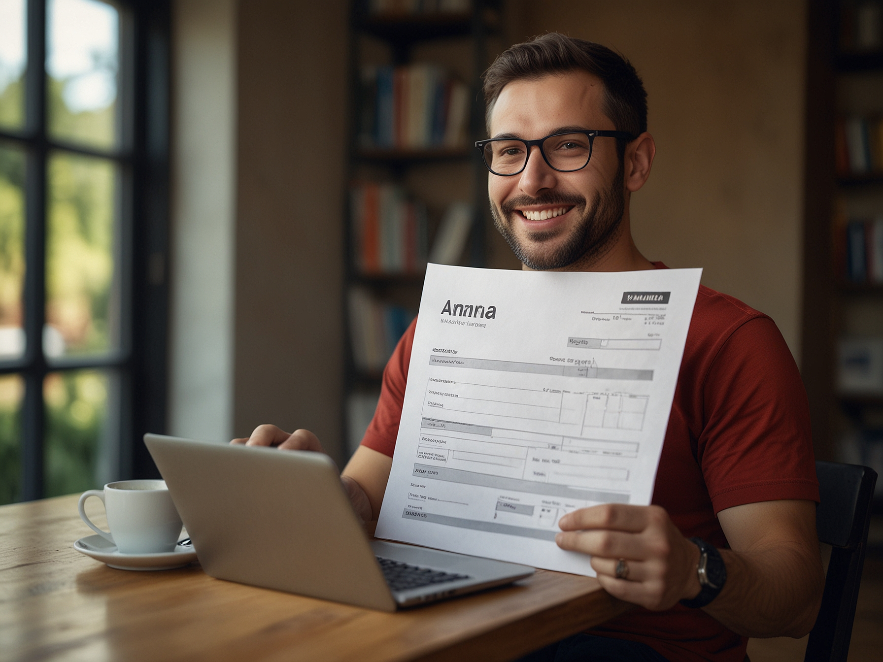 Registration banner with smiling user and registration form